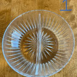 Split Glass Bowl 8”