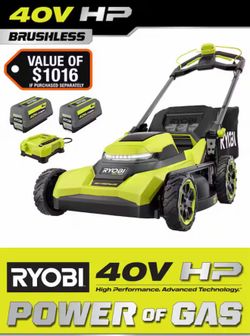 Ryobi 40v Battery Lawn Mower