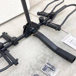 (Brand New) $99 Heavy-Duty (2 Bike Rack) Wobble Free Tilt Electric Bicycle Carrier 160 lbs Max, 2” Hitch