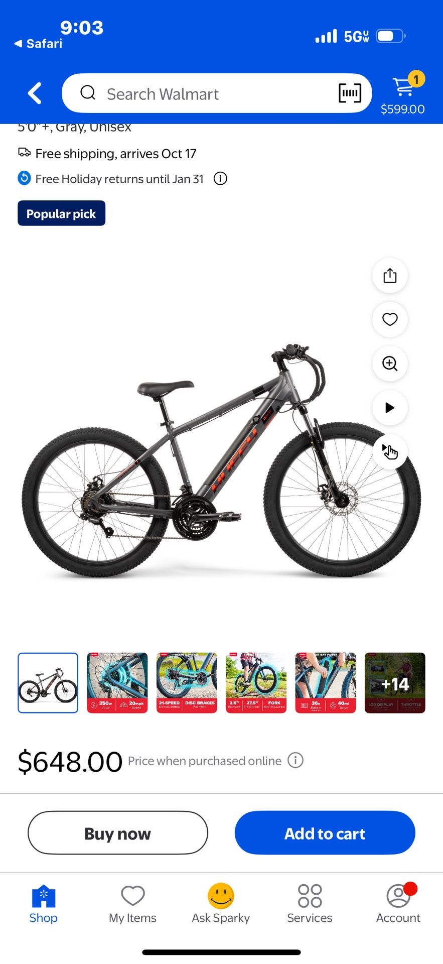 Huffy E-bike