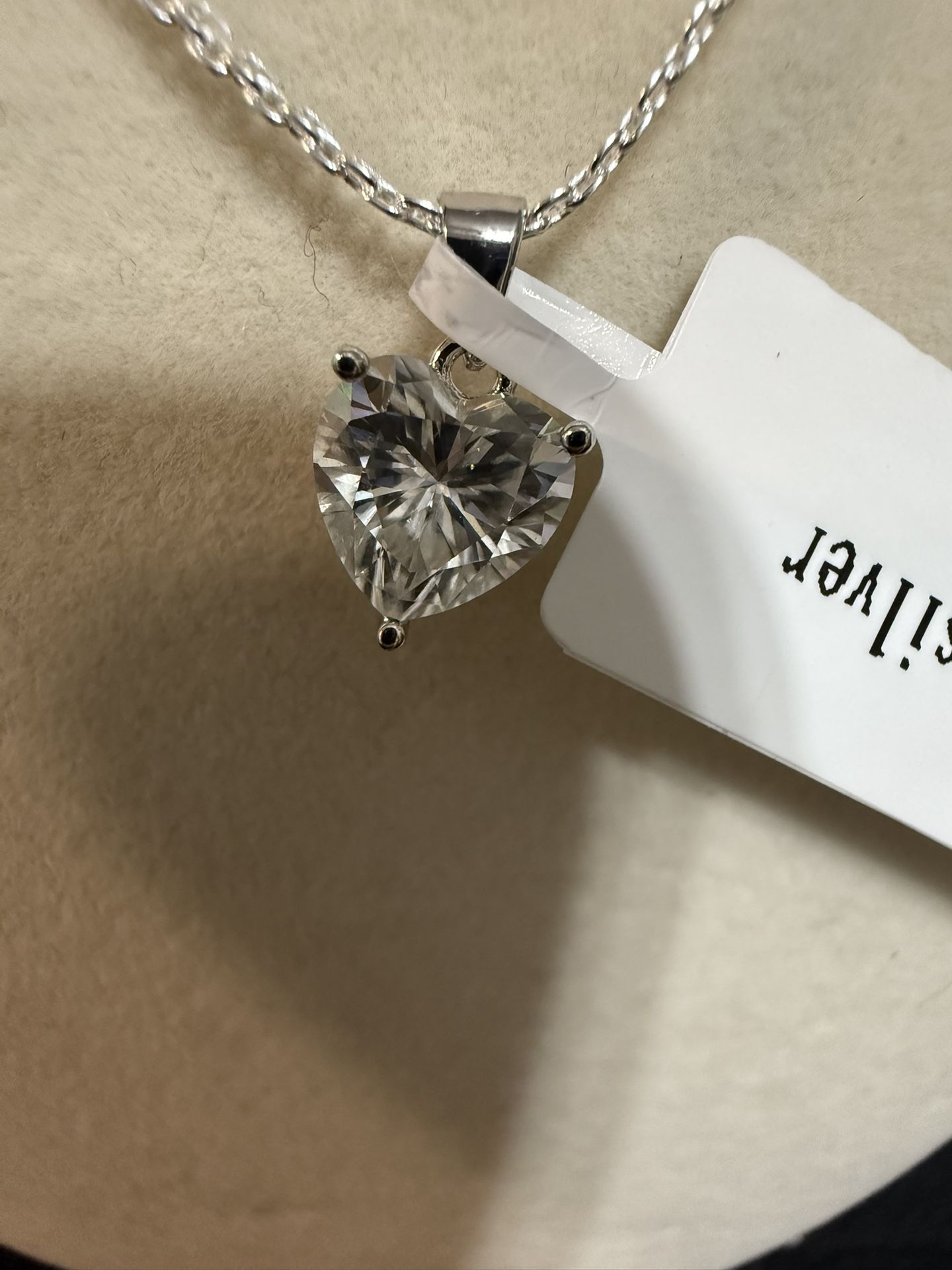 8mm Heart Pendant Necklace 