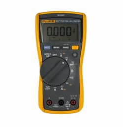 Fluke 117 True RMS Multimeter - CAT III 600 V - Without Leads