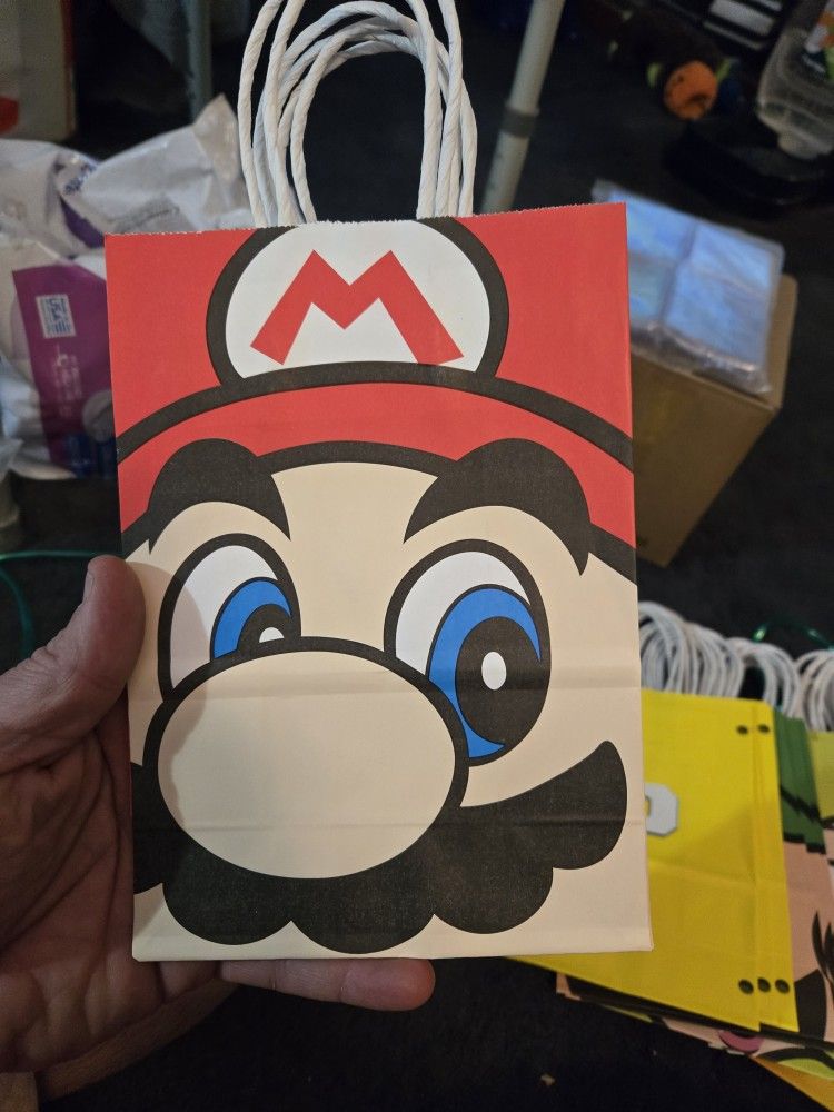 Super Mario Bros Party Bags 3 Of Each $1 Each