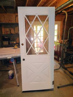 32" 12 Lite Diamond Grid Top