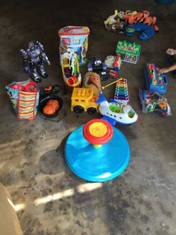 Lot of used toddler toys jugetes para niños