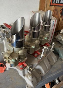 Buick Offenhauser, Intake, Manifold And Carburetors
