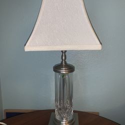 Vintage WATERFORD Crystal Lamp, Lismore Pattern 22” Tall