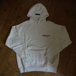 Essentials Light Oatmeal Hoodie