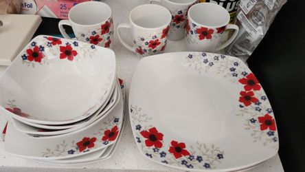 Set For 4 People Dish Set