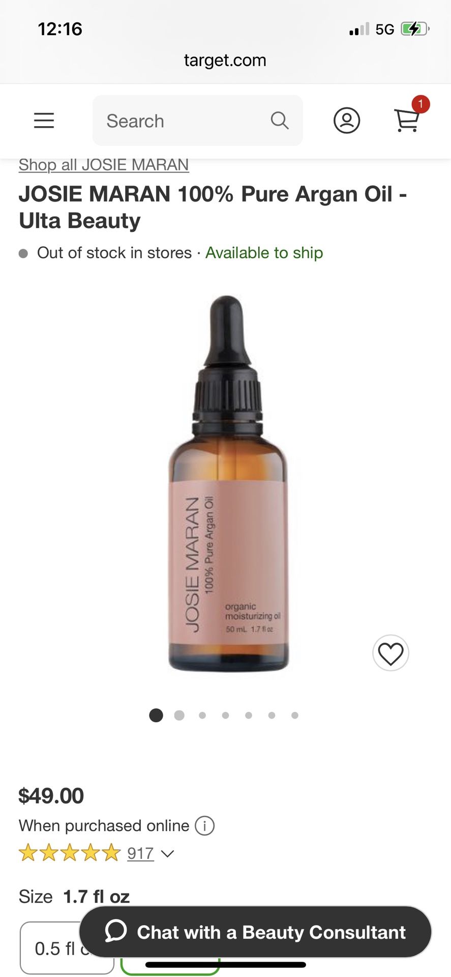 Josie Maran New In Bottle From target