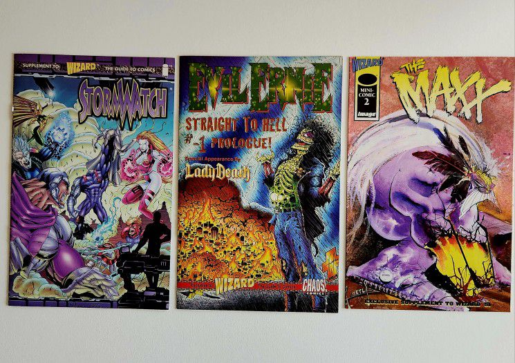 Wizard Mini Comics Stormwatch Evil Ernie The MAXX Ashcan  1995 VG Collectibles 