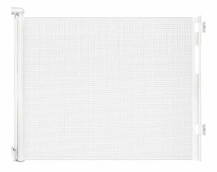 Retractable Baby Gate for Stairs and Doorways, 55" Wide x 33" Tall