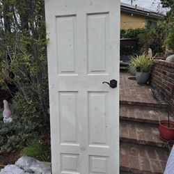 6 Panel Wood Door
