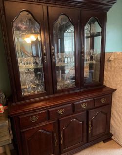 Dining Room Table And Hutch