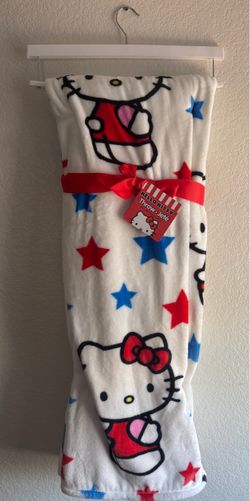 Hellokitty 4th July Throw Blanket