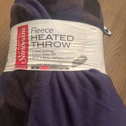 Fleece Heated Throw
