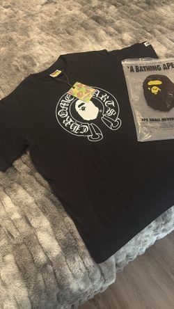 Bape x chrome tee size medium