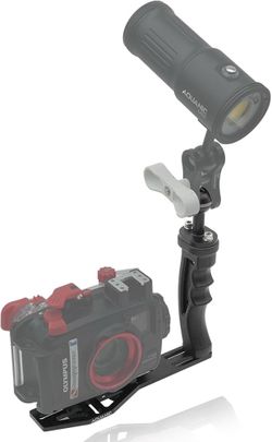 Nitescuba AS060 Underwater Camera Tray Bracket Waterproof Housing Handheld Grip(Complete in Box w/Extra o-rings)