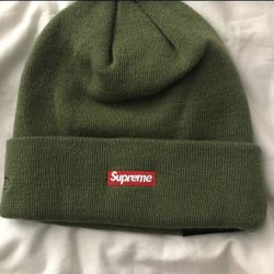 BRAND NEW DEADSTOCK NEW ERA SUPREME BOX LOGO YOHJI BEANIE GREEN