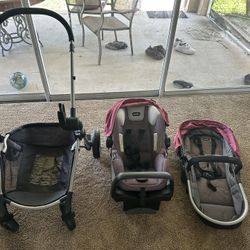 Evenflo Pivot Modular Travel System With Child Car Seat And Base