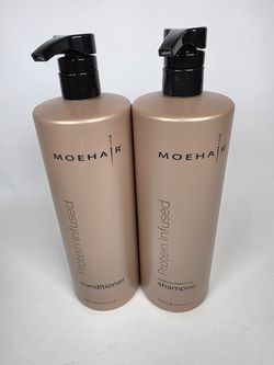 Moehair Gold Protein Infused Shampoo & Conditioner 32 oz Set – Used Once