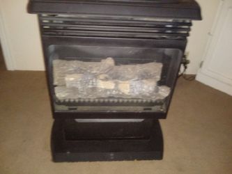 Natural Gas Logs Stove With Blower