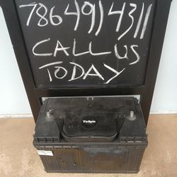 Semi Truck Interstate Batteries 