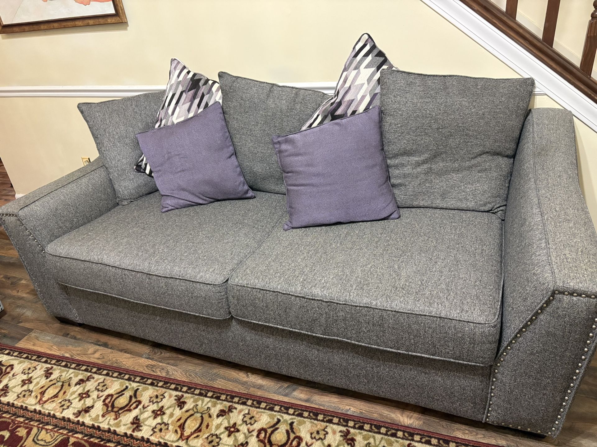 Set of 2 grey sofas