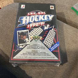 90-91 Upper Deck French Hockey Wax Box
