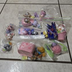 Lot Of LPS Littles Pet Shops Dog Cat Bunny Animals With Accessories Toy Collection 