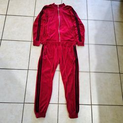 Mens Velour Tracksuit