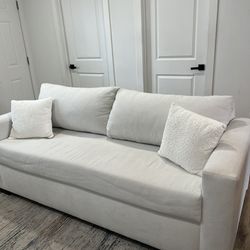 Custom Cream Couch 