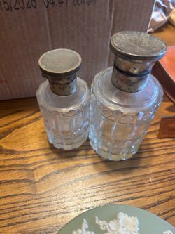 Antique perfume bottles