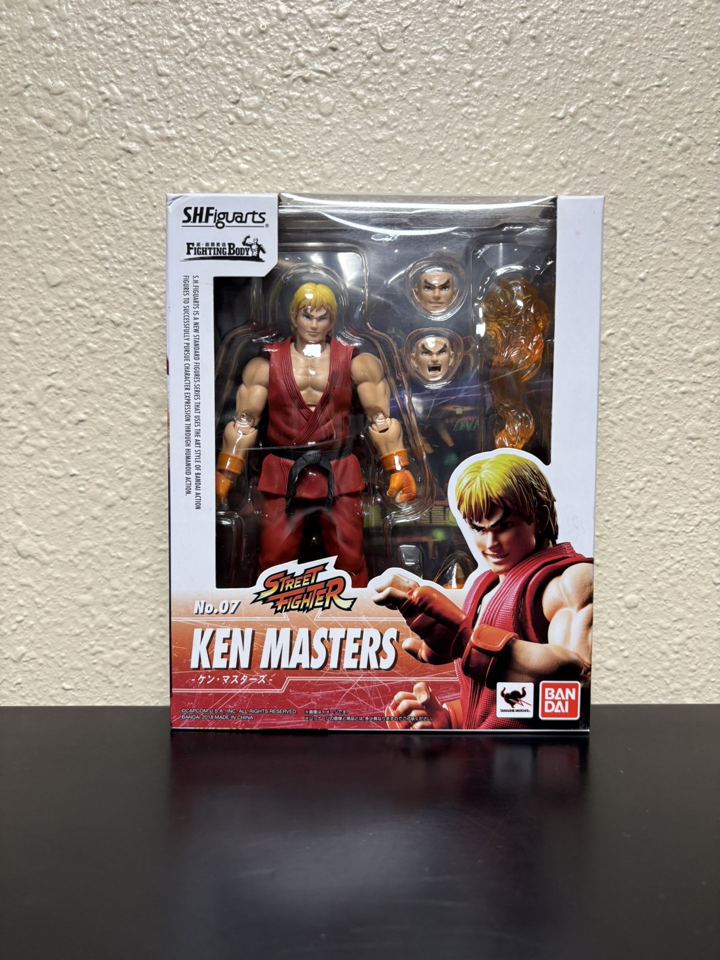 Ken Street Fighter SHFiguarts New Sealed バンダイ S.H.Figuarts