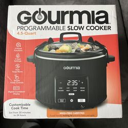 Gourmia Programmable Slow Cooker 4.5-Quart