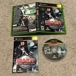 SWAT: Global Strike Team (Microsoft Xbox, 2003) CIB Complete w/ Manual Reg Card
