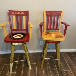 Bar Stools w/Minnesota Theme