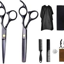 Hair Cutting Scissors Kit 10 Pcs Professional Haircut Shears Set