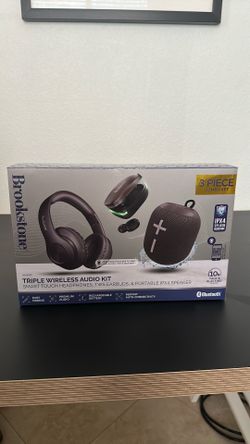 Brookstone triple wireless audio kit
