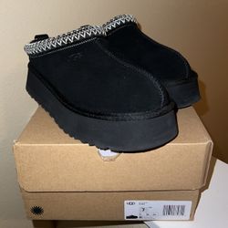 Black Platform Uggs/ Tasman Slippers
