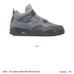 jordan 4’s size 8.5 men