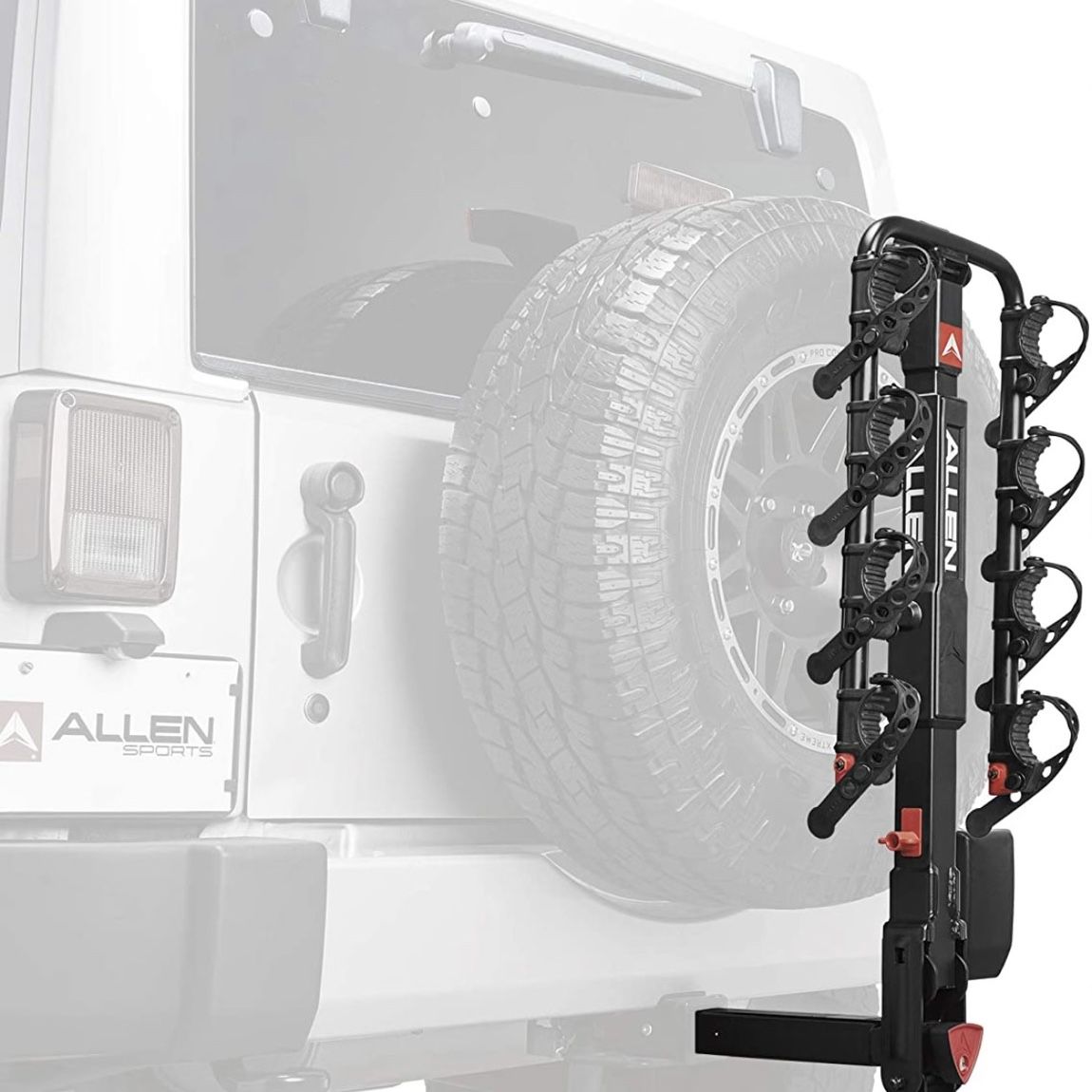 Eager To Sell!!!!     Make And Offer!!!!    Allen Sports 4-Bike Hitch Rack 