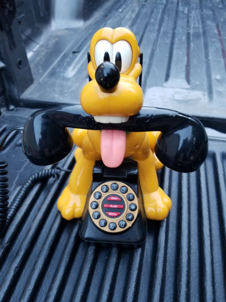 Vintage Disney pluto telephone