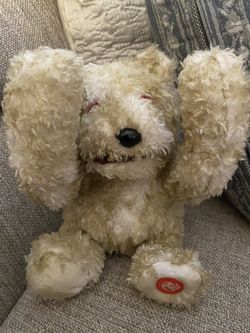 Halloween animation zombie peek a boo bear 9” 