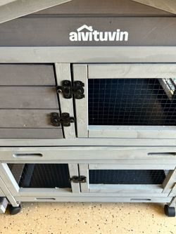 Aituvin wooden pet hutch