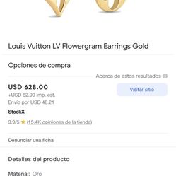 Aretes Louis Vuitton 