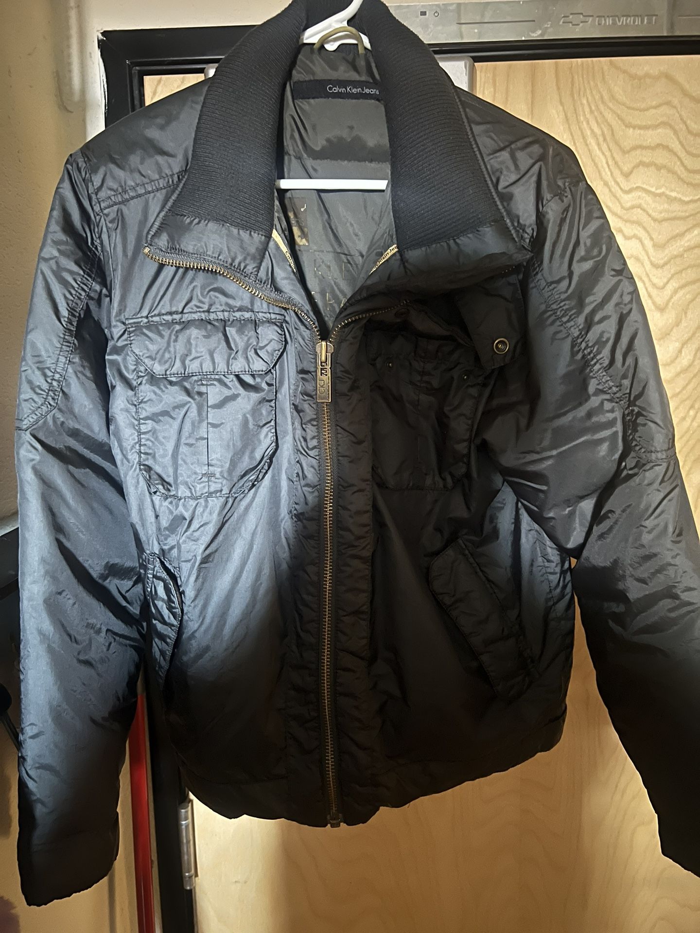 Large Calvin Klein, Jeans, Black Jacket