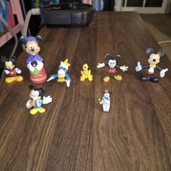 Assorted Mickey Mouse and Friends Figurines