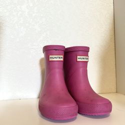 Hunter Rainboots size 4 Toddler 