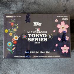 2025 Topps MLB World Tour Tokyo Series Takashi Murakami Hobby Box Dodgers Cub